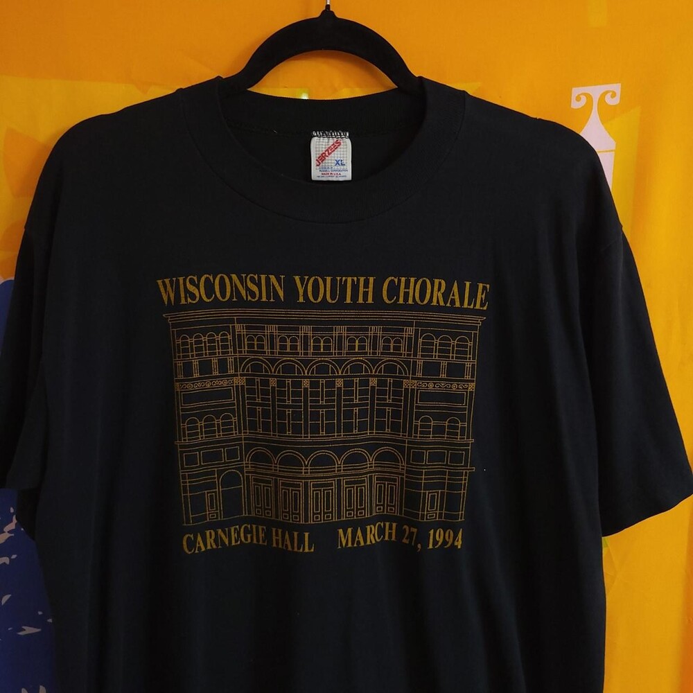 Wisconsin Youth Chorale 1994 Carnegie Hall Concert T-Shirt